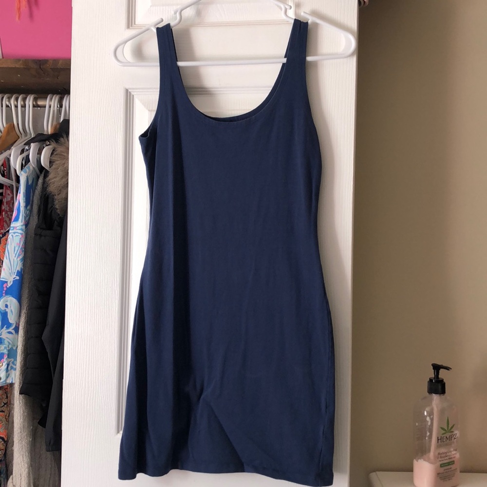 Navy short dress